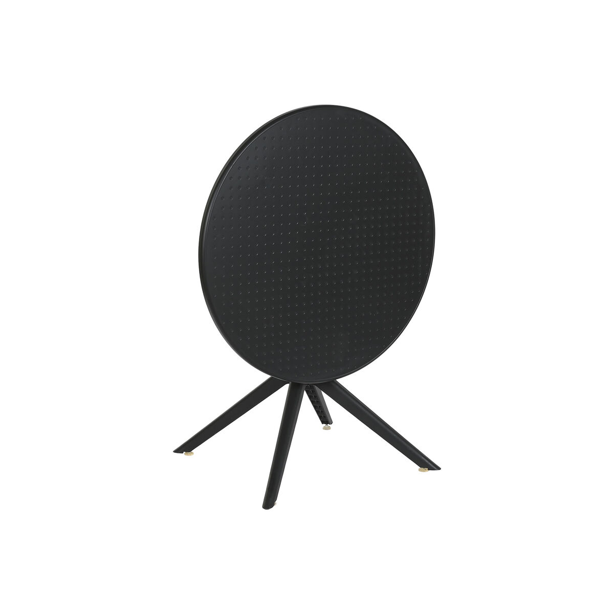 Mesa de Comedor Home ESPRIT Negro Metal Polipropileno 80 x 80 x 75 cm