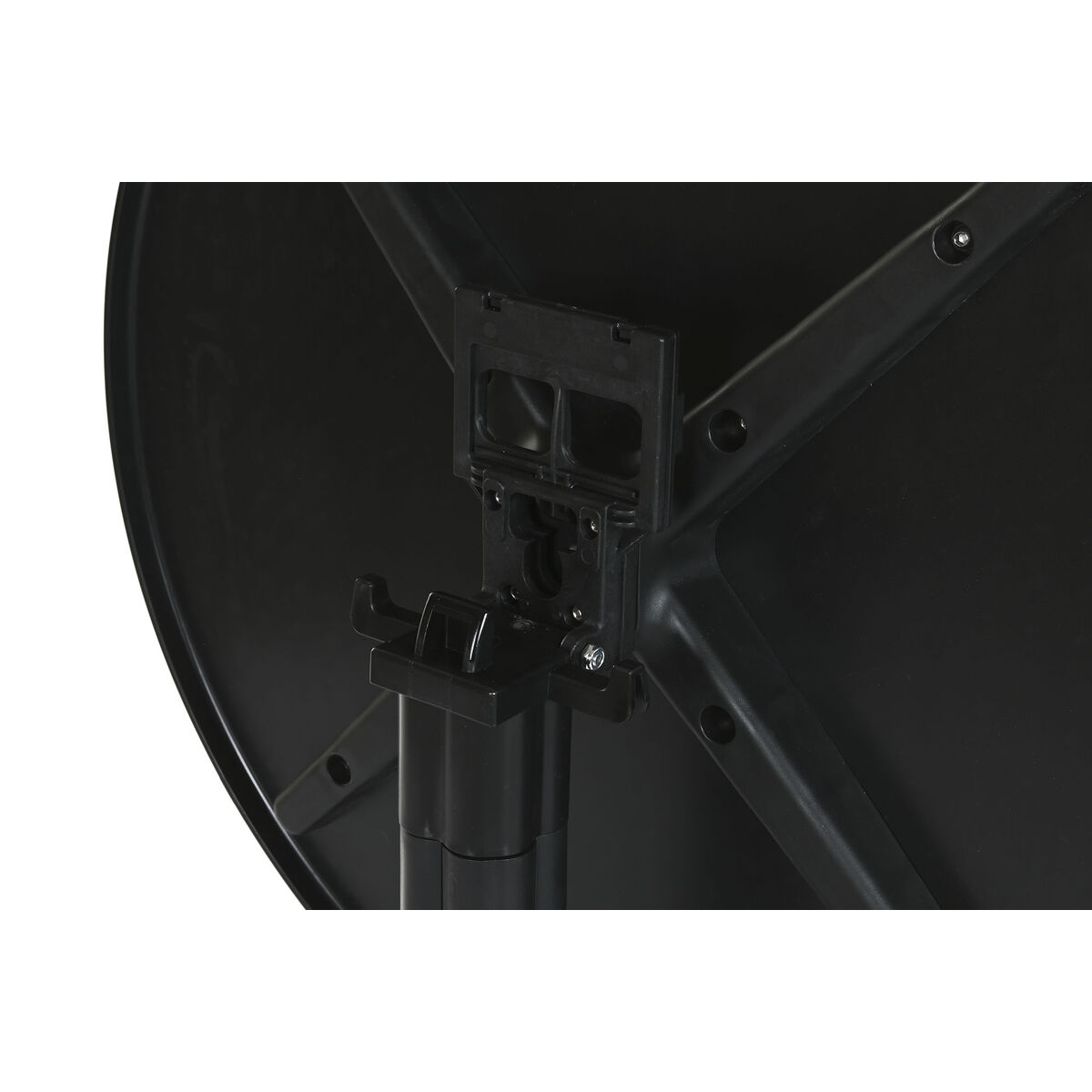 Mesa de Comedor Home ESPRIT Negro Metal Polipropileno 80 x 80 x 75 cm