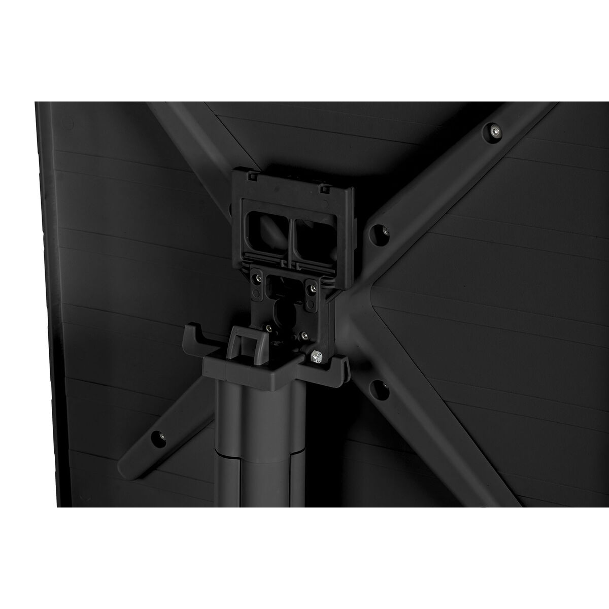 Mesa de Comedor Home ESPRIT Negro Metal Polipropileno 70 x 70 x 75 cm