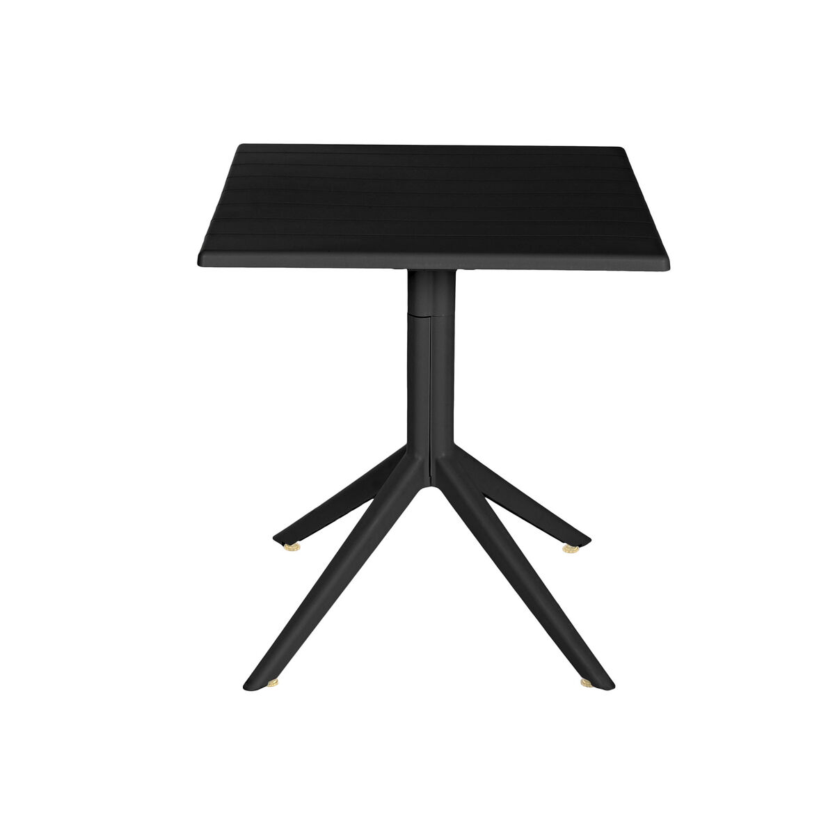 Mesa de Comedor Home ESPRIT Negro Metal Polipropileno 70 x 70 x 75 cm