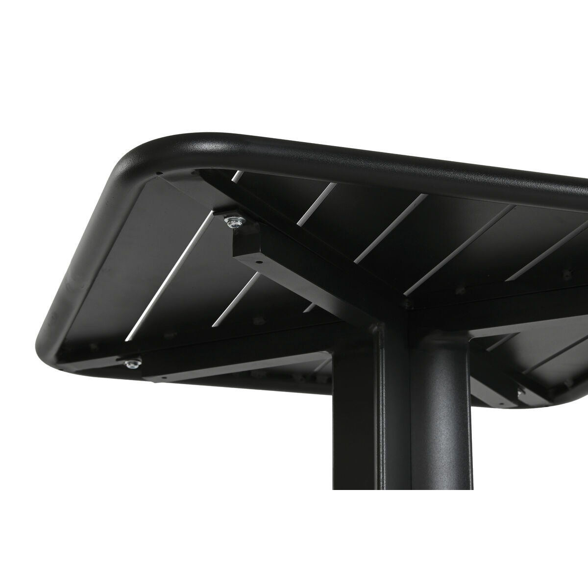 Conjunto de Mesa con 2 Sillas Home ESPRIT Negro Metal Polipropileno 60 x 60 x 102 cm