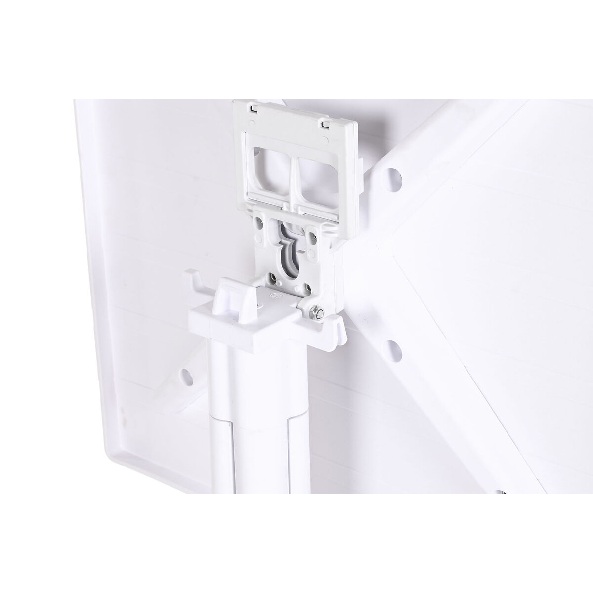 Mesa de Comedor Home ESPRIT Blanco Metal Polipropileno 70 x 70 x 75 cm