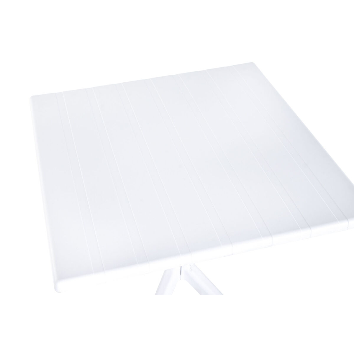 Mesa de Comedor Home ESPRIT Blanco Metal Polipropileno 70 x 70 x 75 cm