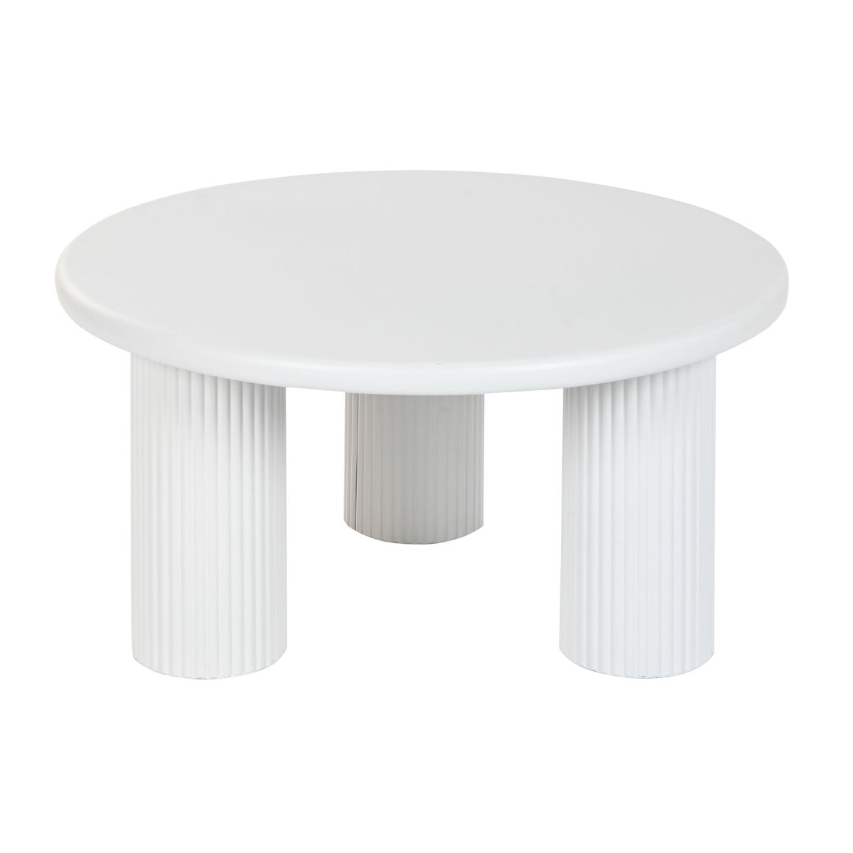 Mesa auxiliar Home ESPRIT Blanco 75 x 75 x 40 cm