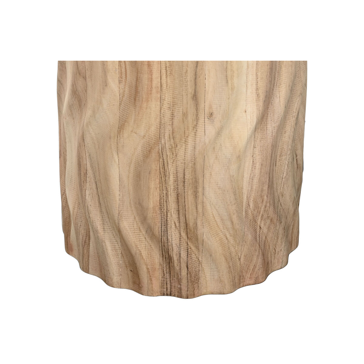 Mesa de Comedor Home ESPRIT Metal Acacia 130 x 130 x 76 cm