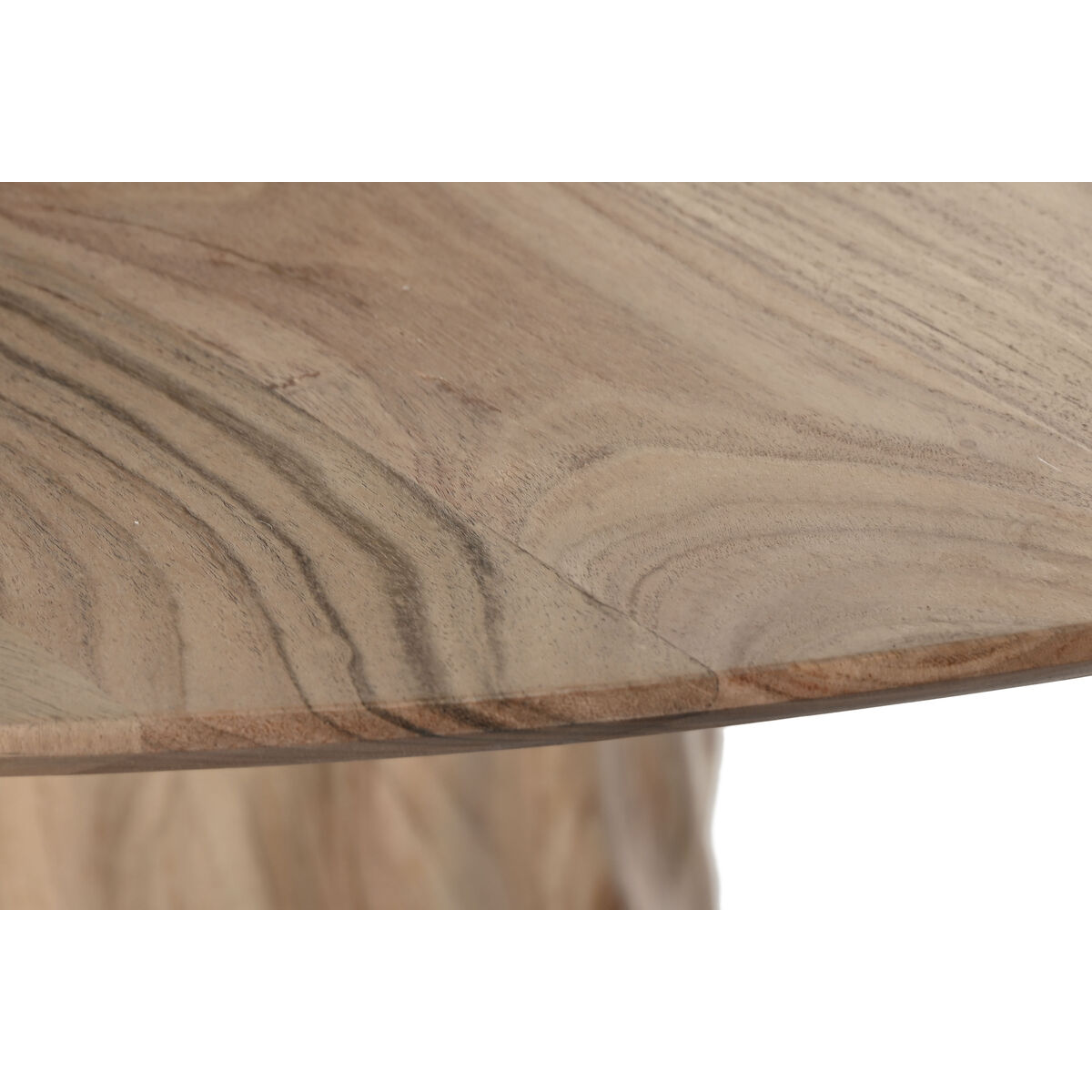 Mesa de Comedor Home ESPRIT Metal Acacia 130 x 130 x 76 cm