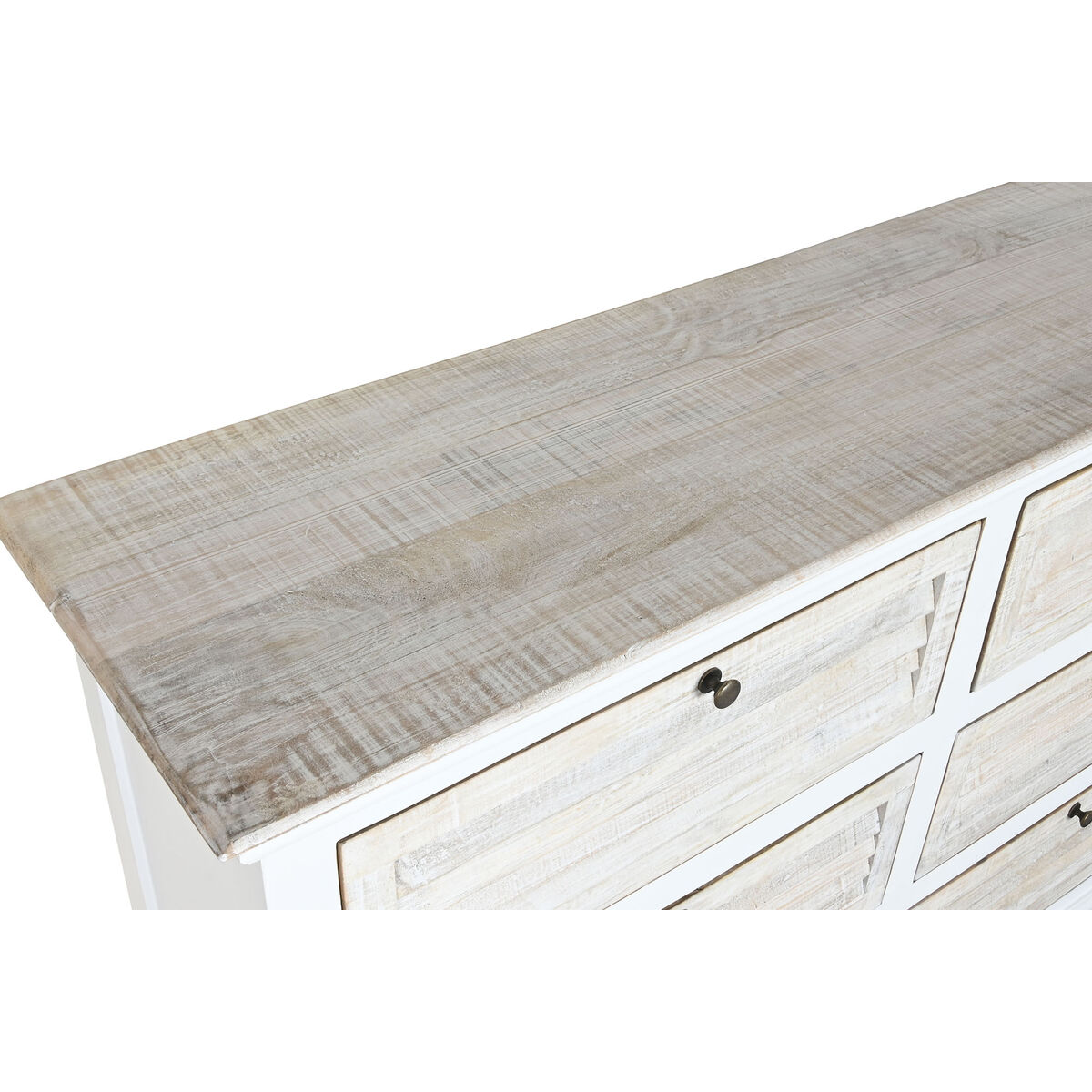 Cómoda Home ESPRIT Blanco Natural 150 x 40 x 100 cm