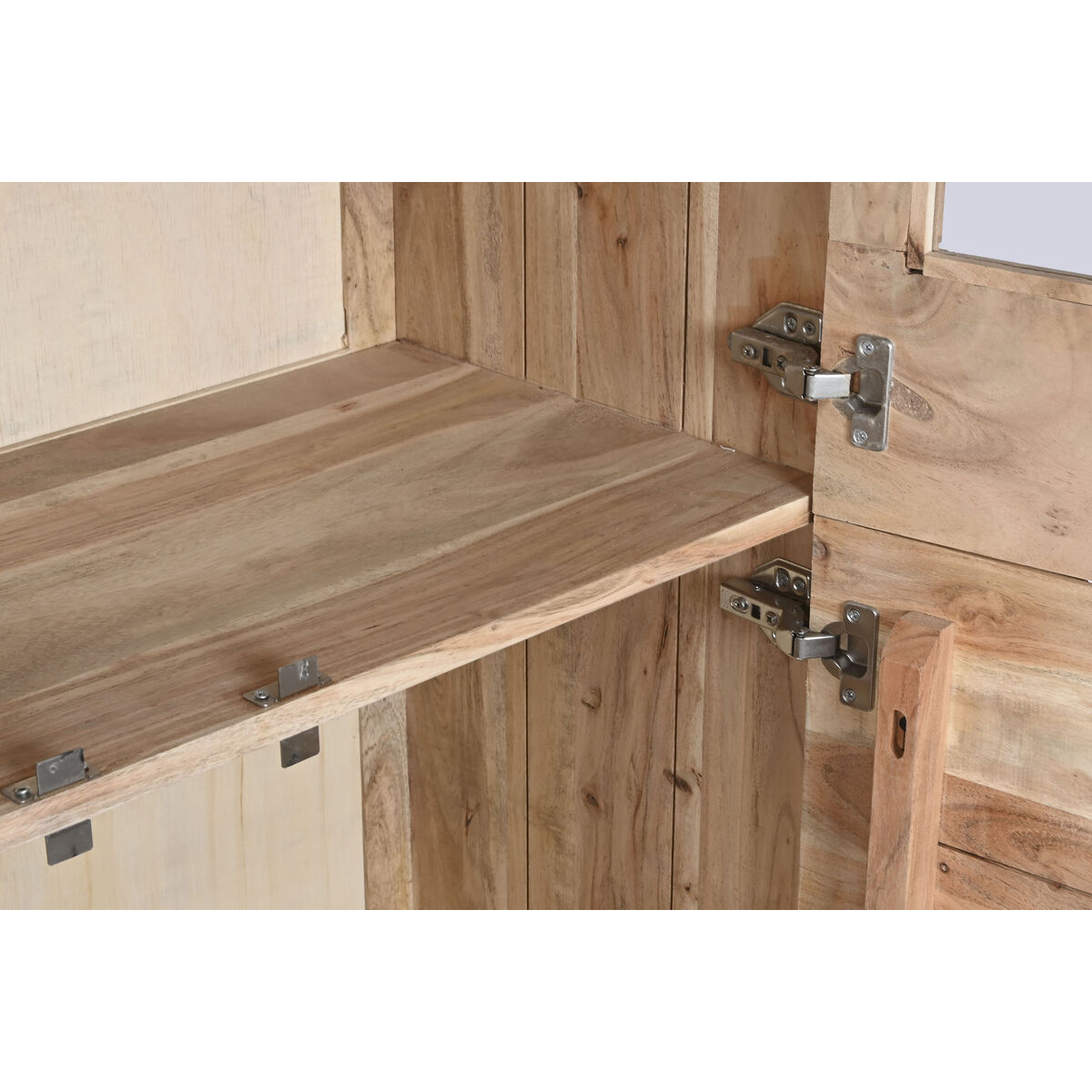 Vitrina Home ESPRIT Natural Acacia 80 x 40 x 180 cm