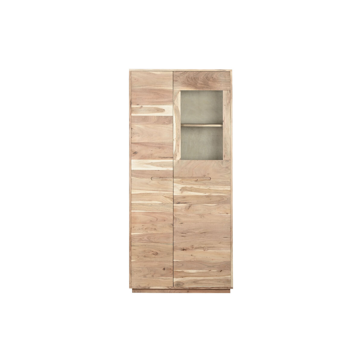 Vitrina Home ESPRIT Natural Acacia 80 x 40 x 180 cm