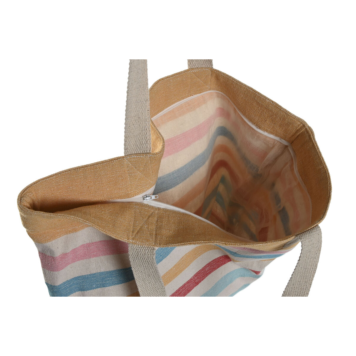 Bolso Mujer Home ESPRIT Multicolor 37 x 12 x 36 cm (3 Unidades)