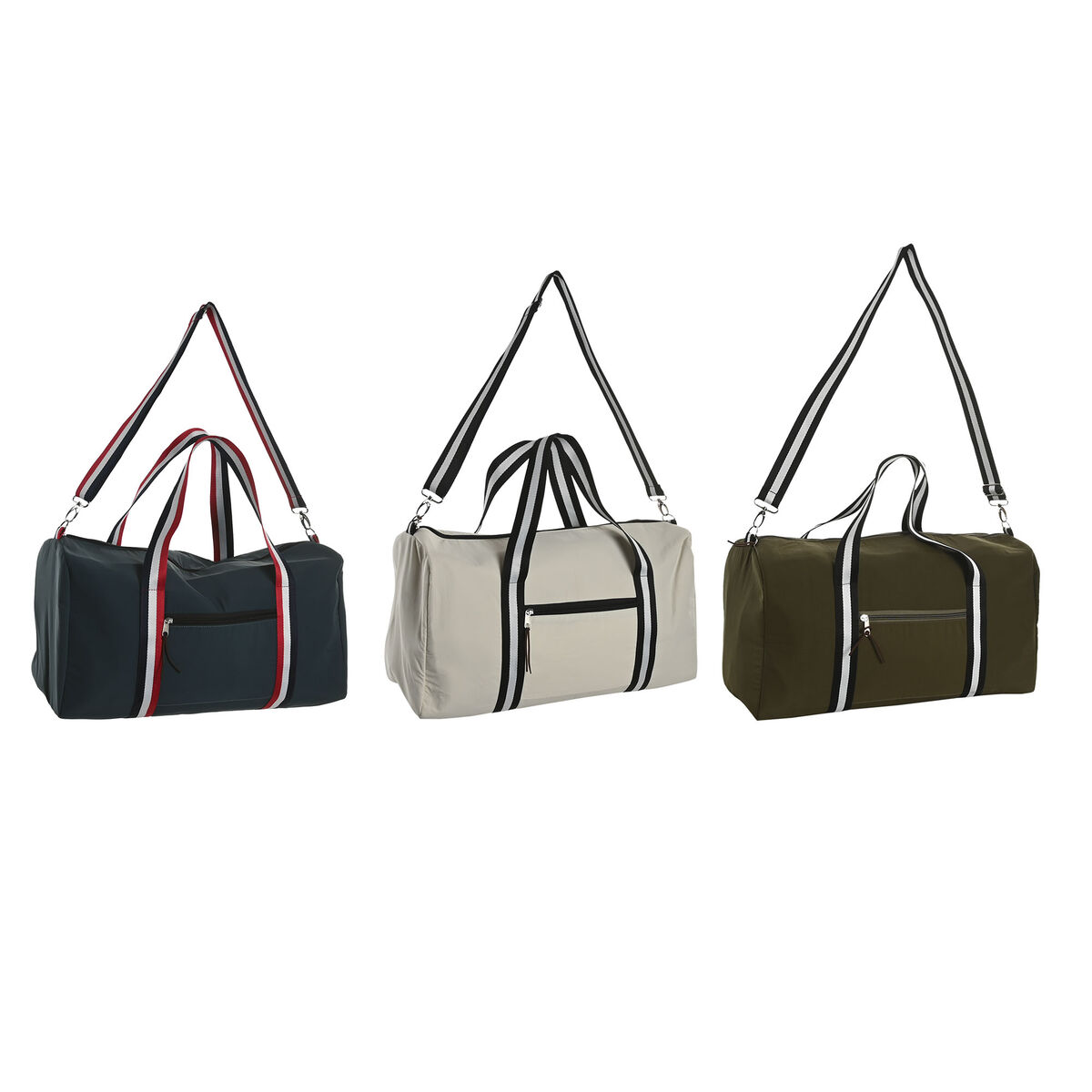 Bolso Mujer Home ESPRIT Azul Verde 26 x 20 x 50 cm (3 Unidades)