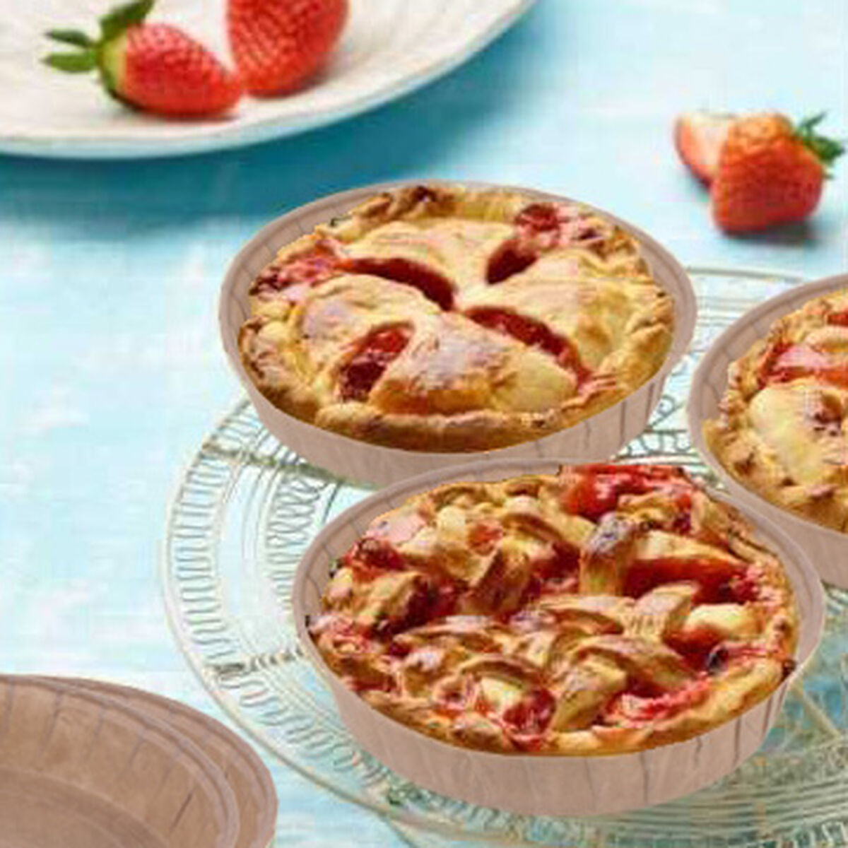 Set de Moldes de Repostería Algon Papel 15,3 x 4 cm (24 Unidades)