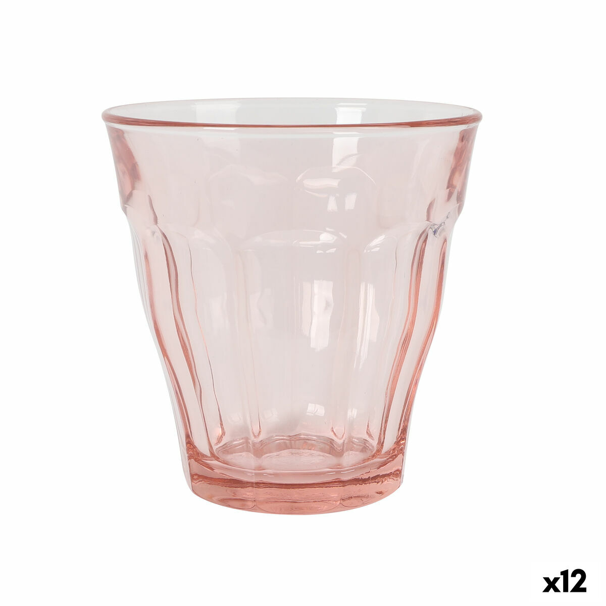 Set de Vasos Duralex Picardie Rosa 250 ml 4 Piezas (12 Unidades)