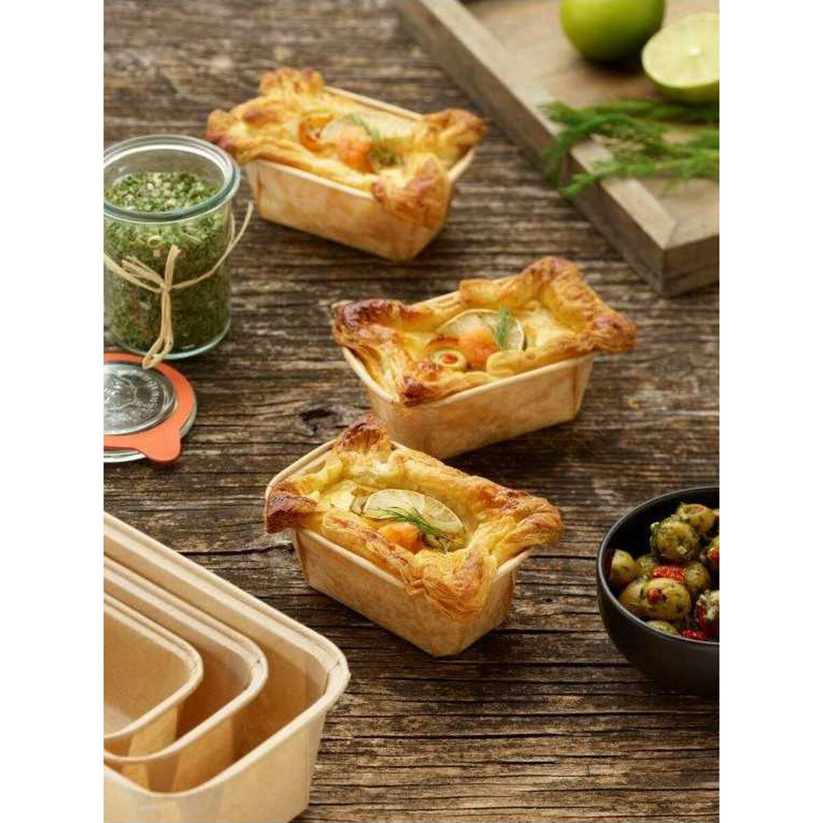 Set de Moldes de Repostería Algon Papel 8,2 x 4 x 4,2 cm 25 Piezas (36 Unidades)