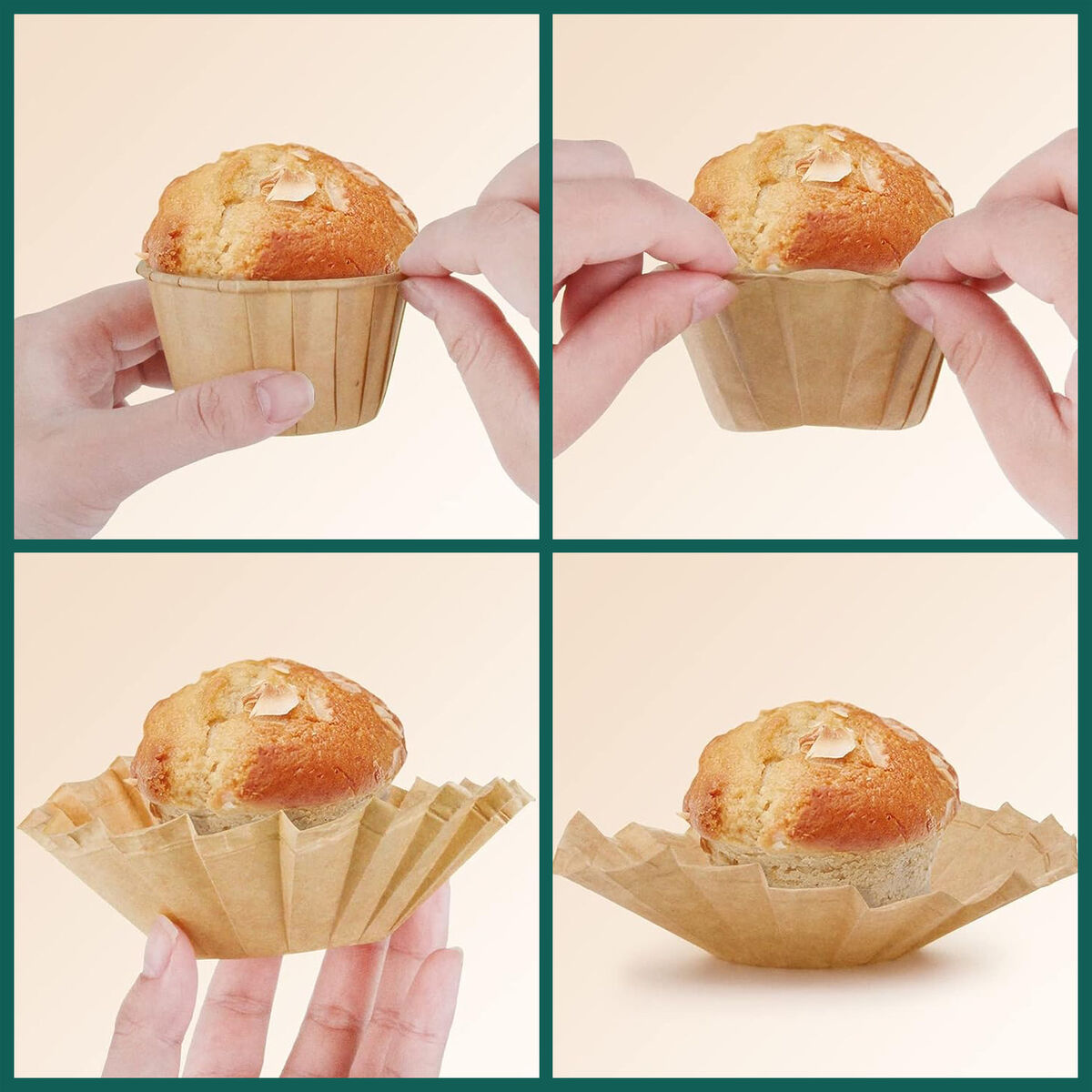 Set de Moldes de Repostería Algon Papel 5 x 4 cm 50 Piezas (36 Unidades)