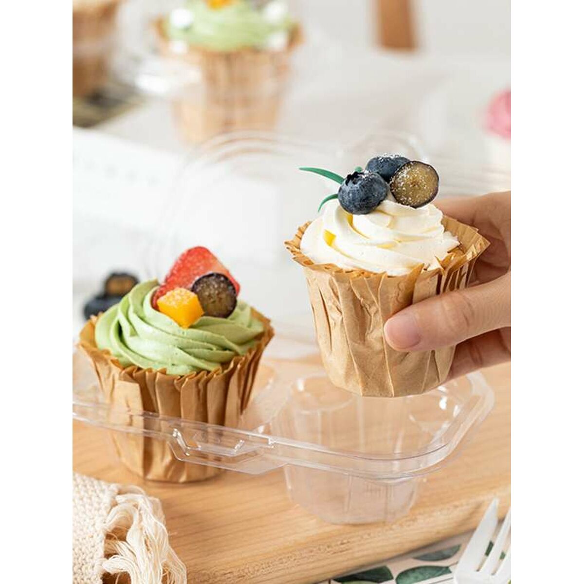 Set de Moldes de Repostería Algon Papel 5 x 3,8 cm 50 Piezas (36 Unidades)