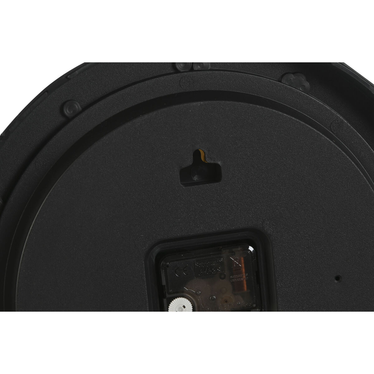 Reloj de Pared Home ESPRIT Blanco Beige PVC 30 x 4 x 30 cm (2 Unidades)