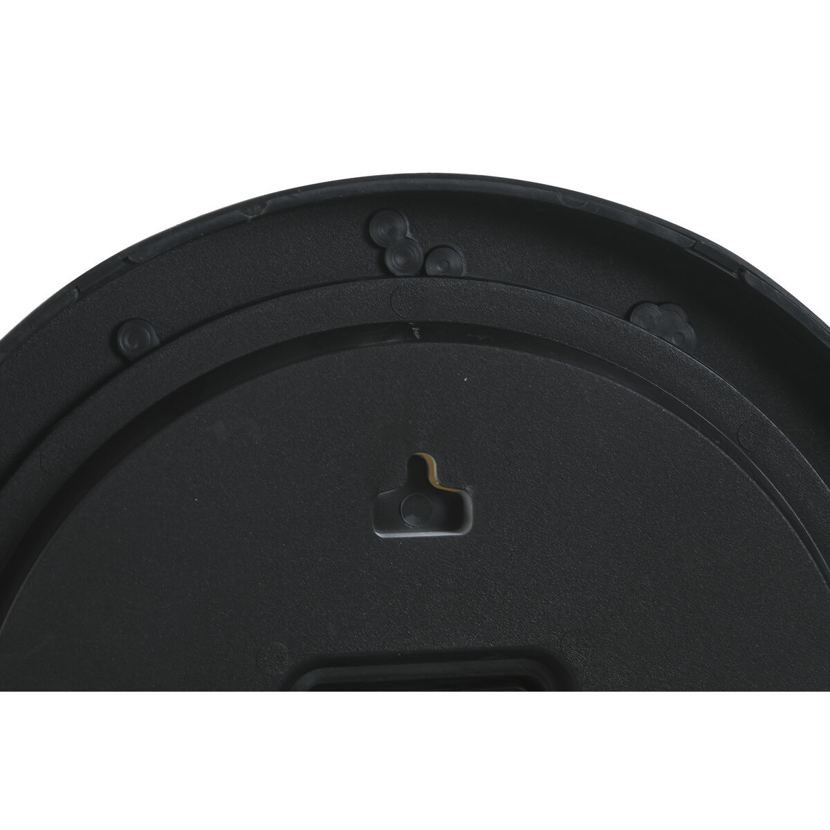 Reloj de Pared Home ESPRIT Negro Gris PVC 30 x 4 x 30 cm (2 Unidades)