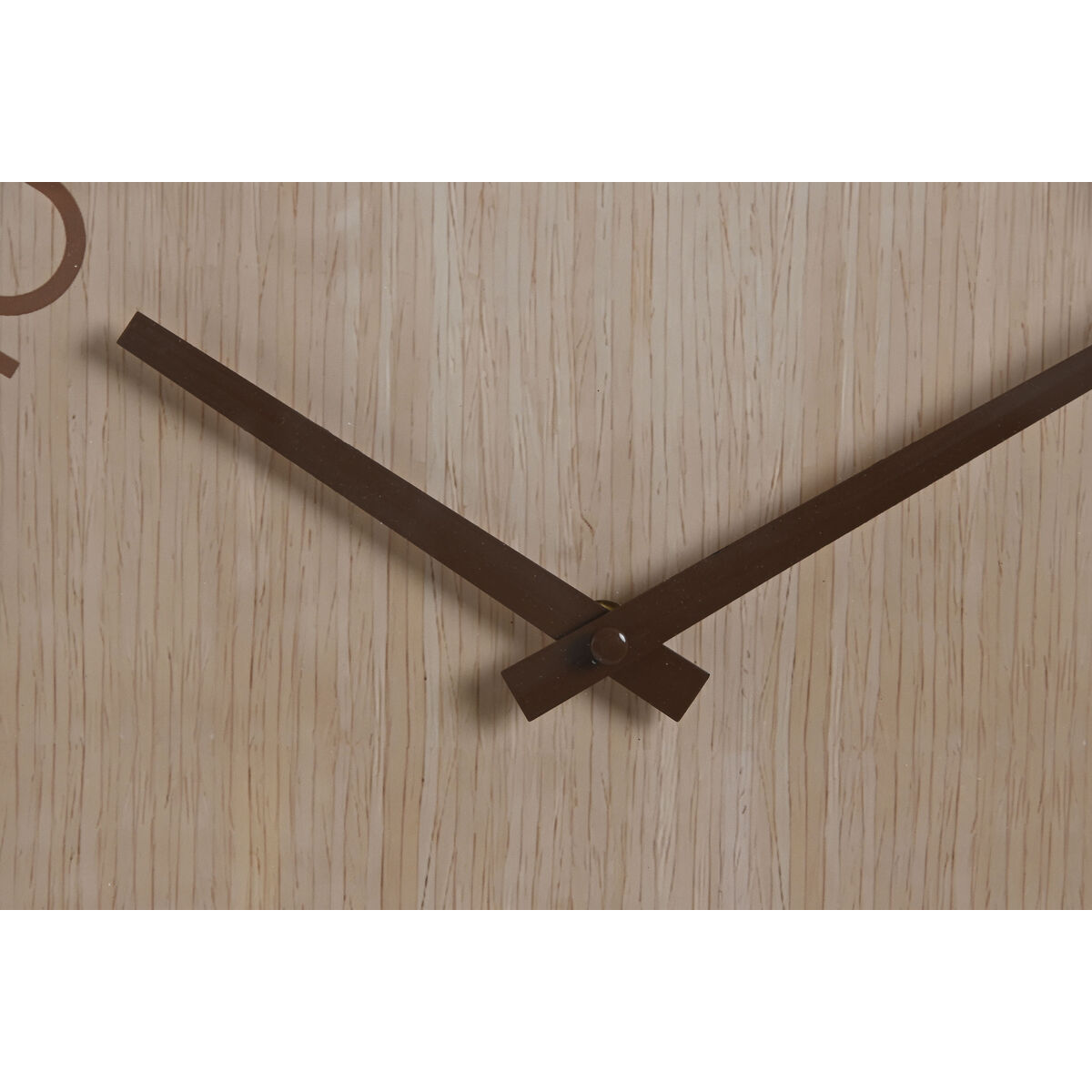 Reloj de Pared Home ESPRIT Natural PVC 40 x 4 x 40 cm (2 Unidades)
