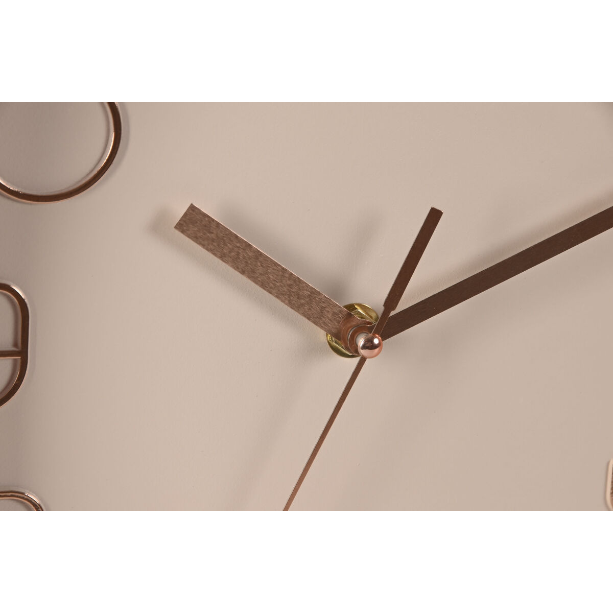 Reloj de Pared Home ESPRIT Blanco Verde PVC 28,5 x 5 x 28,5 cm (3 Unidades)