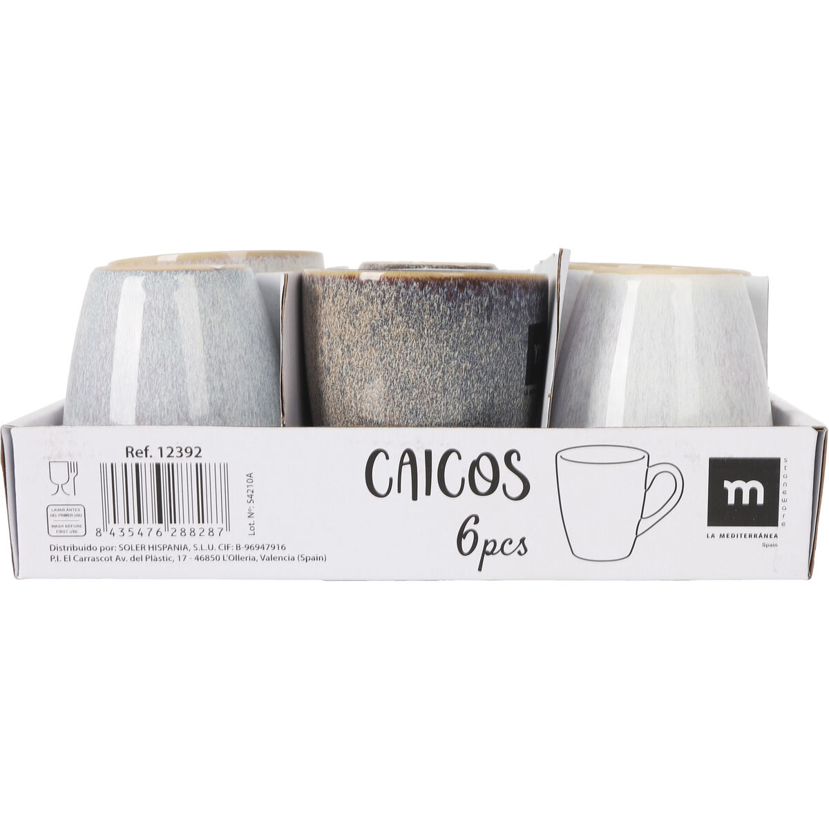 Taza La Mediterránea Caicos 200 ml (36 Unidades)