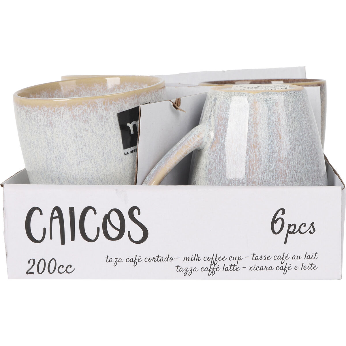 Taza La Mediterránea Caicos 200 ml (36 Unidades)