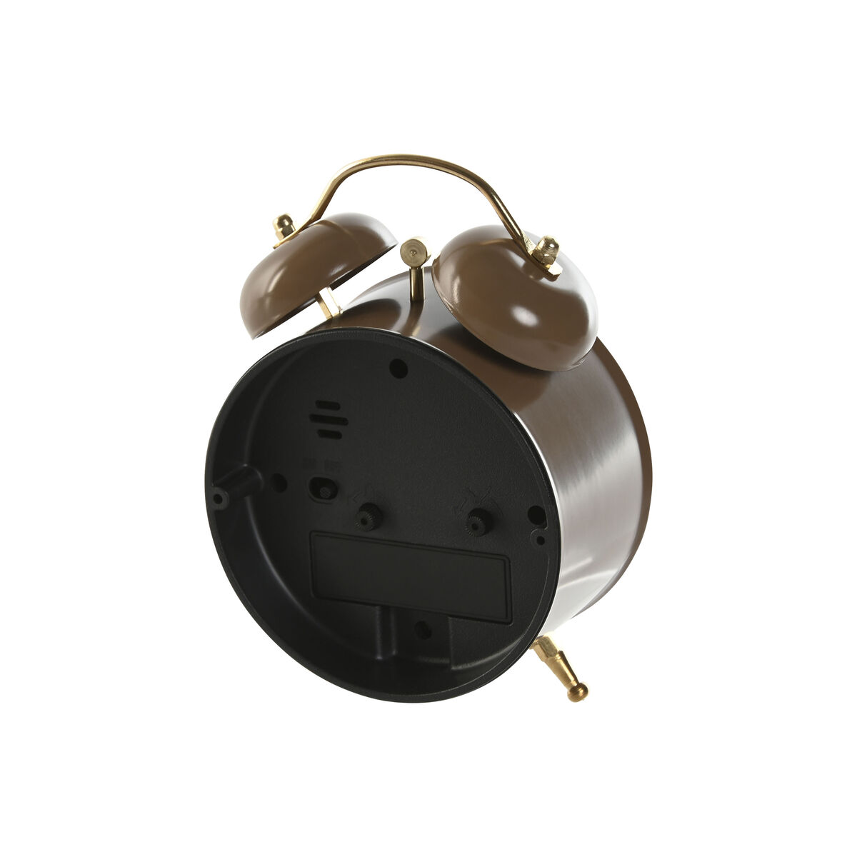 Reloj de Mesa Home ESPRIT Marrón Beige (2 Unidades)