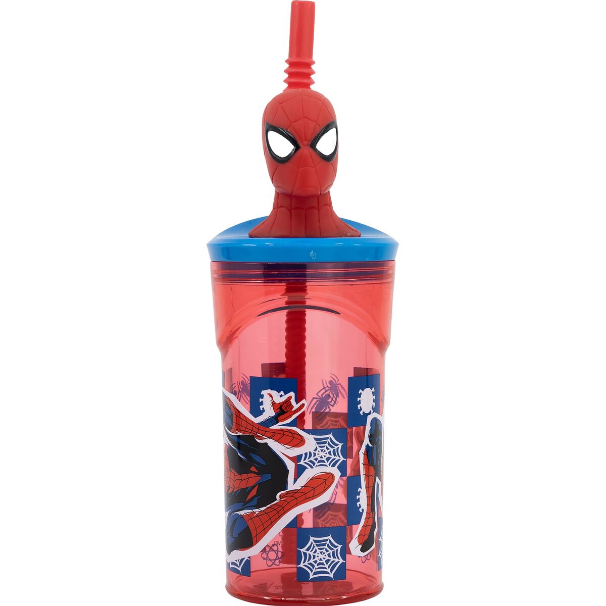 Vaso con Pajita Spider-Man CZ11338 3D