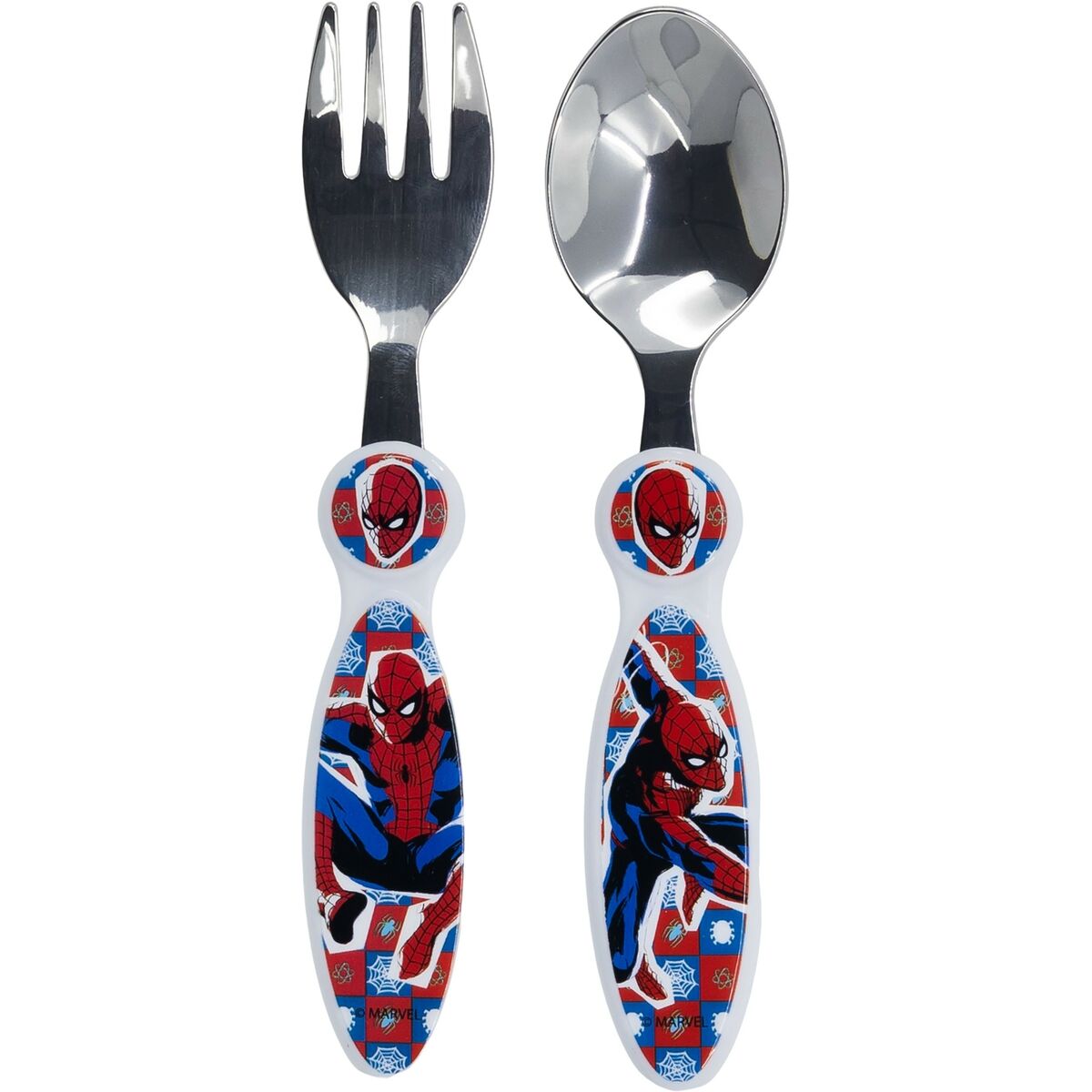 Juego de Cubiertos Spider-Man CZ11342 Acero Inoxidable Multicolor 2 Piezas