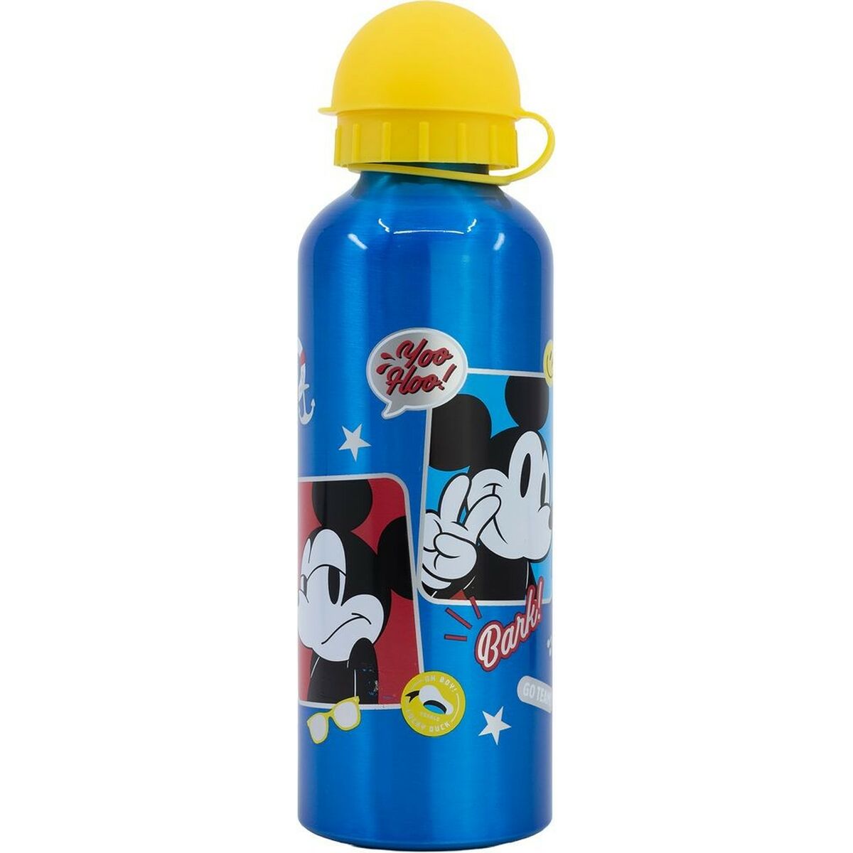 Botella de Agua Mickey Mouse CZ11262 530 ml Multicolor Aluminio