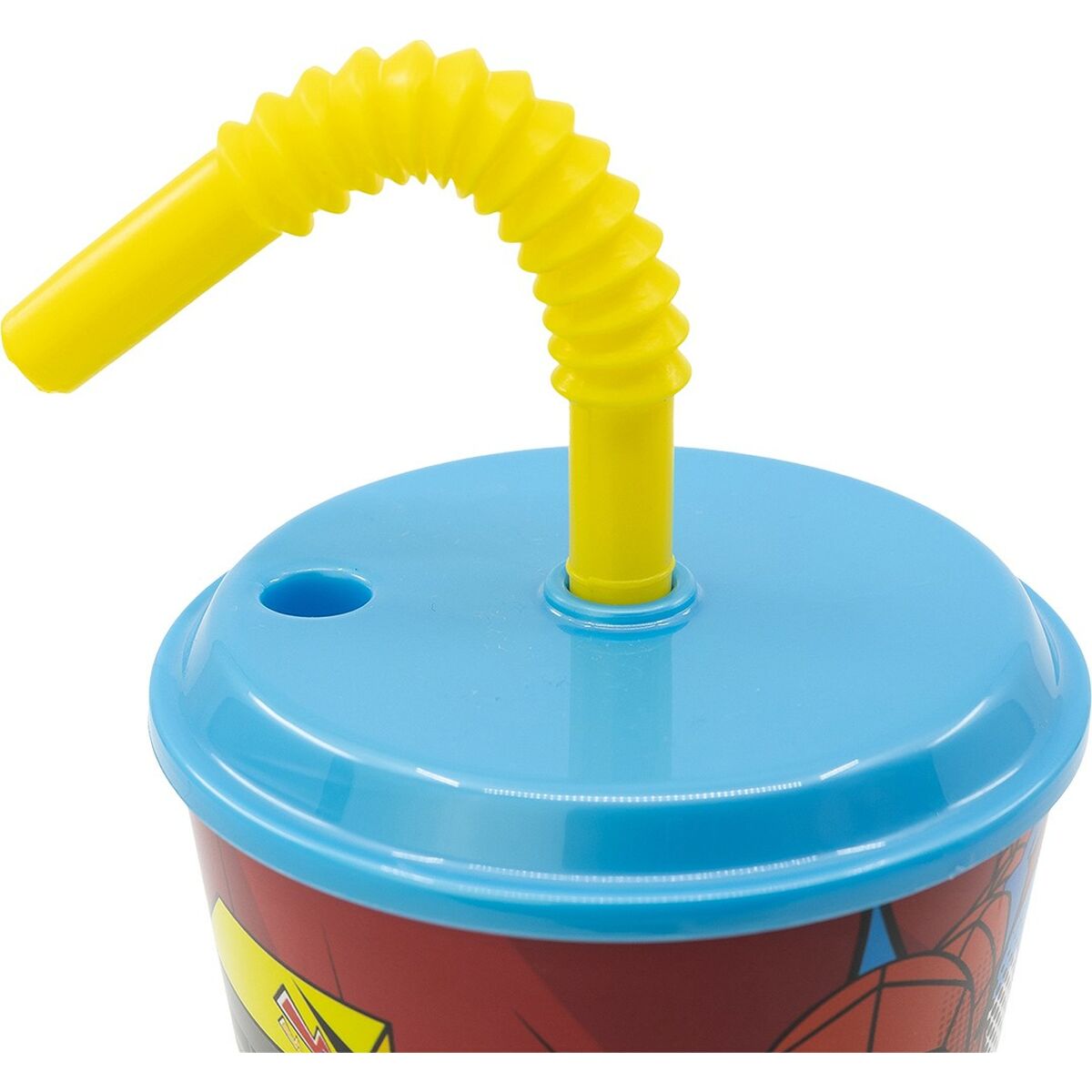 Vaso con Pajita Spider-Man CZ11366 430 ml