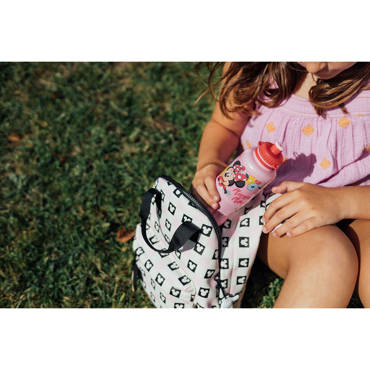 Bidón Minnie Mouse CZ11353 430 ml Rosa Plástico