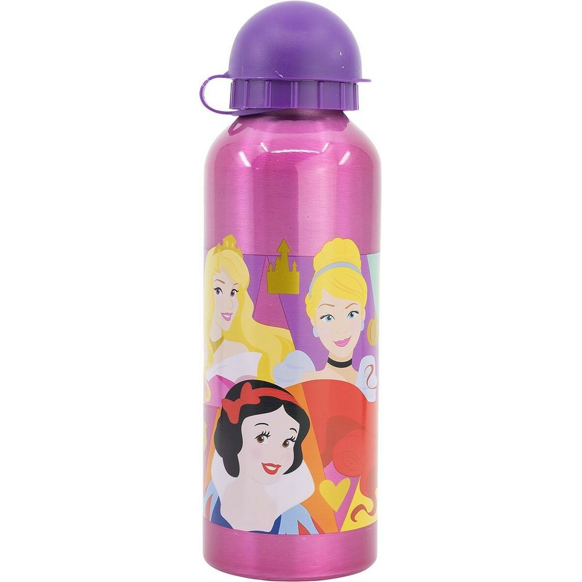 Botella de Agua Disney Princess CZ11260 530 ml Rosa Aluminio