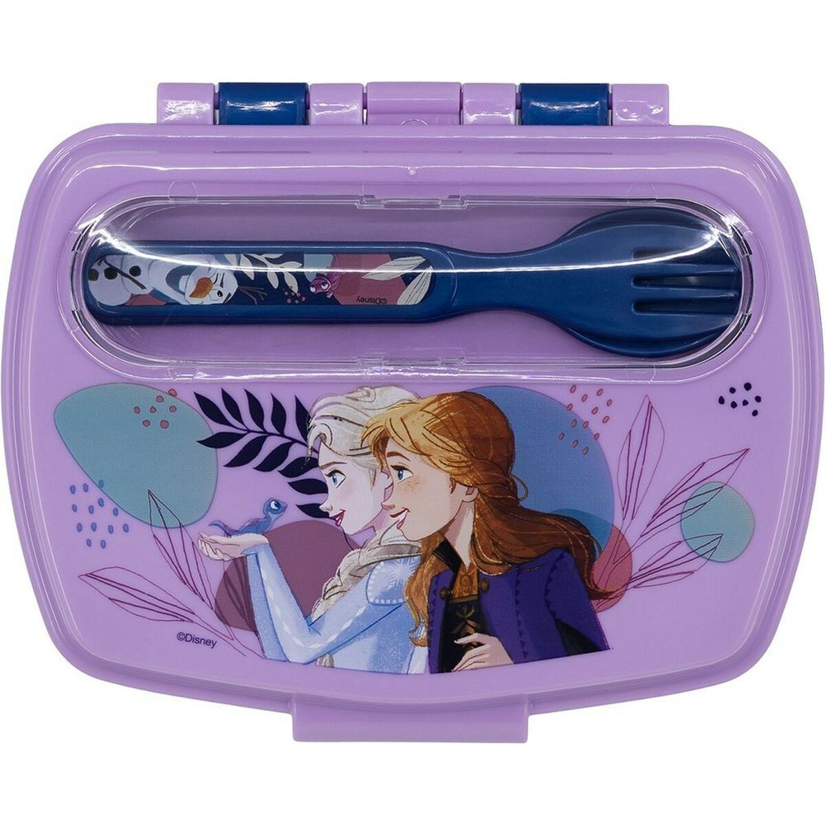 Portameriendas con Accesorios Frozen CZ11271 Azul Plástico