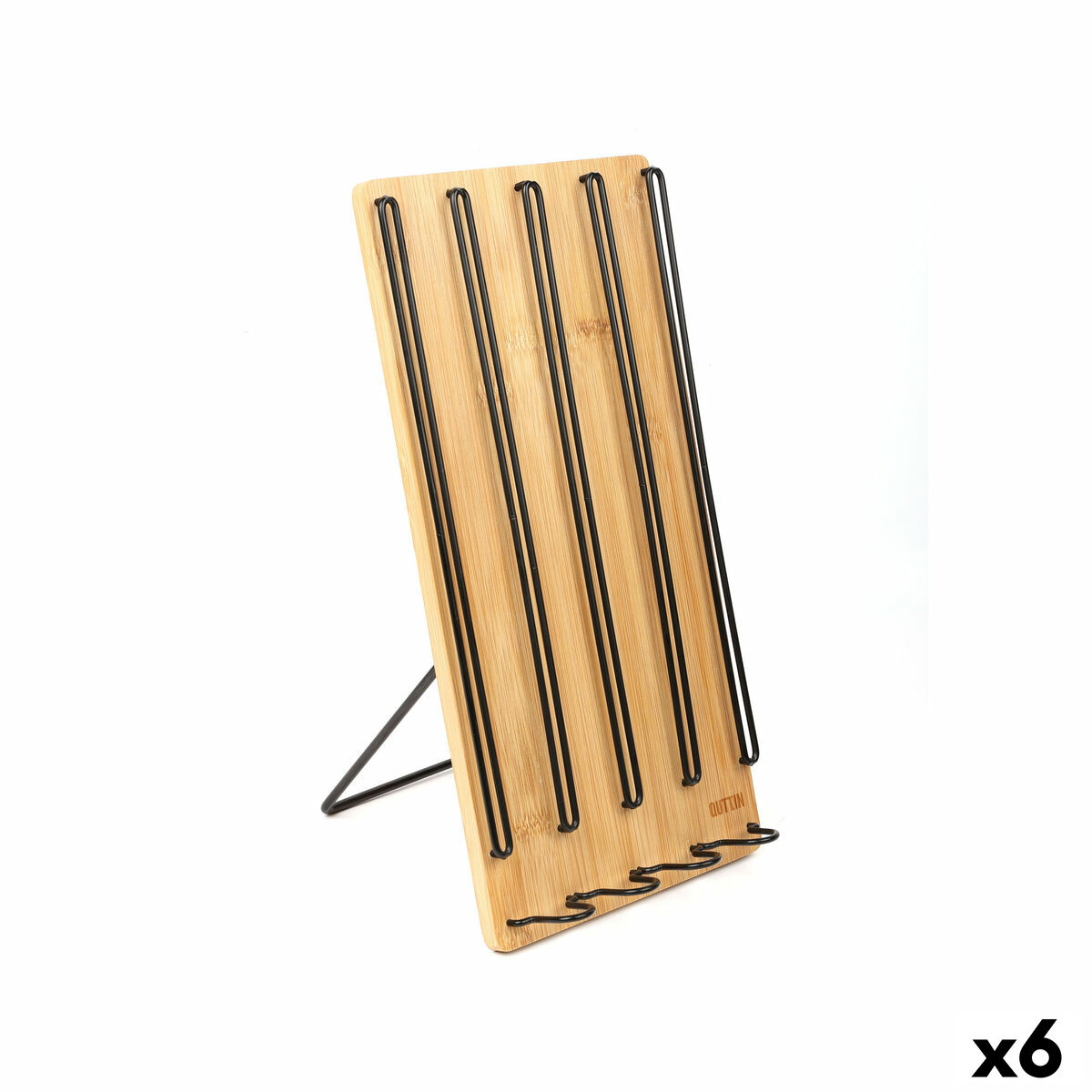 Organizador de Cápsulas de Café Quttin Bambú 35 x 18 x 4 cm 40 Cápsulas de Café (6 Unidades)