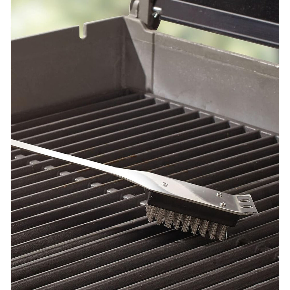 Cepillo de Limpieza para Barbacoas Algon 44 x 6,5 x 4,5 cm Acero (12 Unidades)