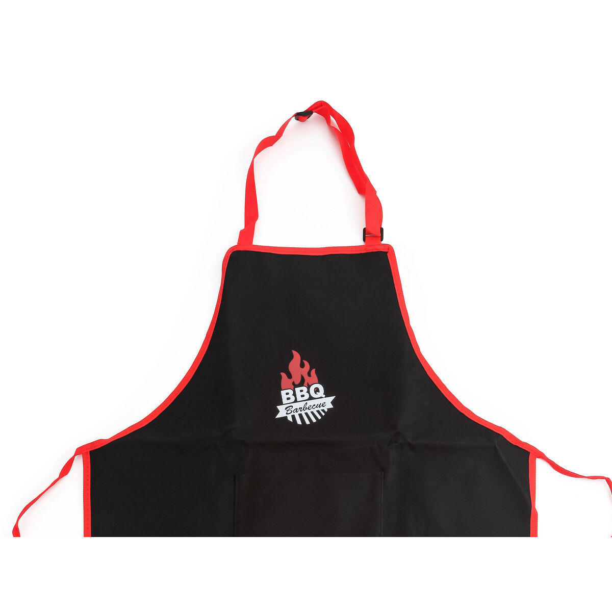 Delantal Algon 61 x 75,5 cm Negro Barbacoa