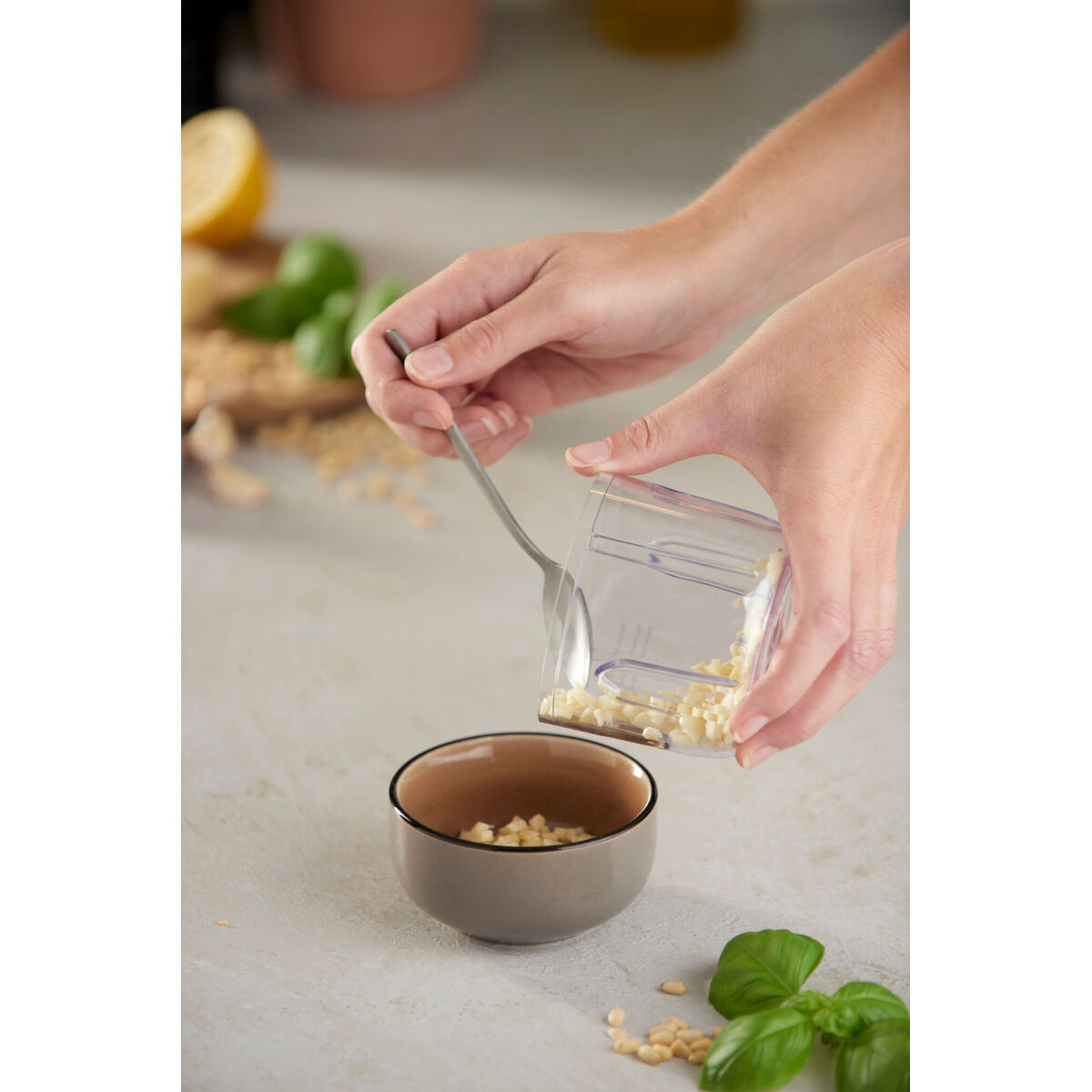 Cortador de Verduras Basic Home 250 ml 11,8 x 9,2 cm (8 Unidades)