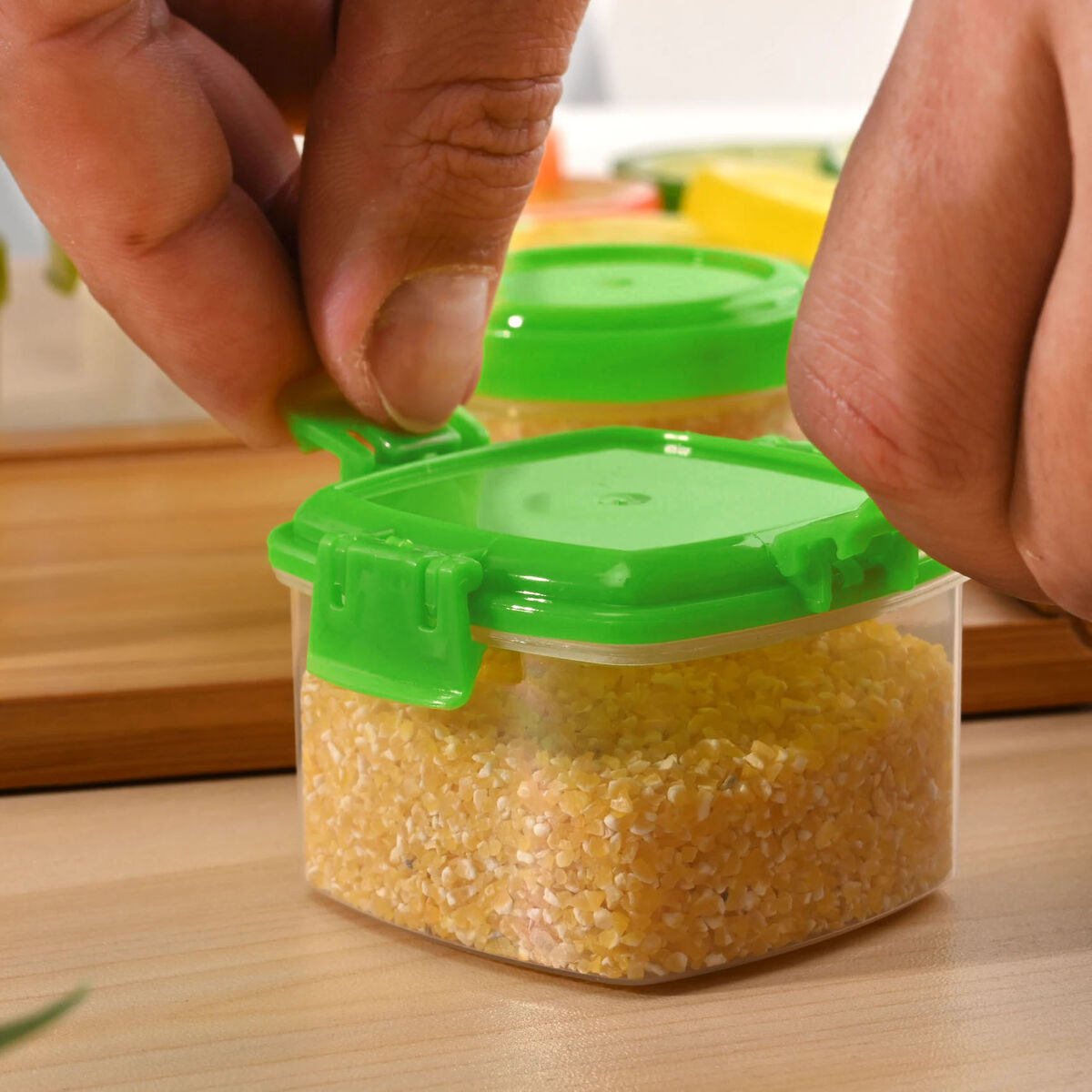 Set de Fiambreras Privilege 65 ml Mini 4 Piezas (24 Unidades)