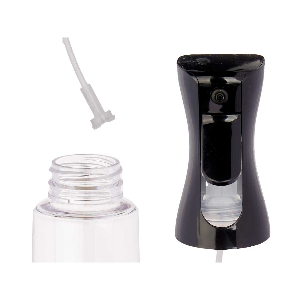 Pulverizador de Aceite o Vinagre Kinvara Negro Transparente Polietileno Polipropileno Poliestireno PET 300 ml 8 x 24 x 6 cm (12 