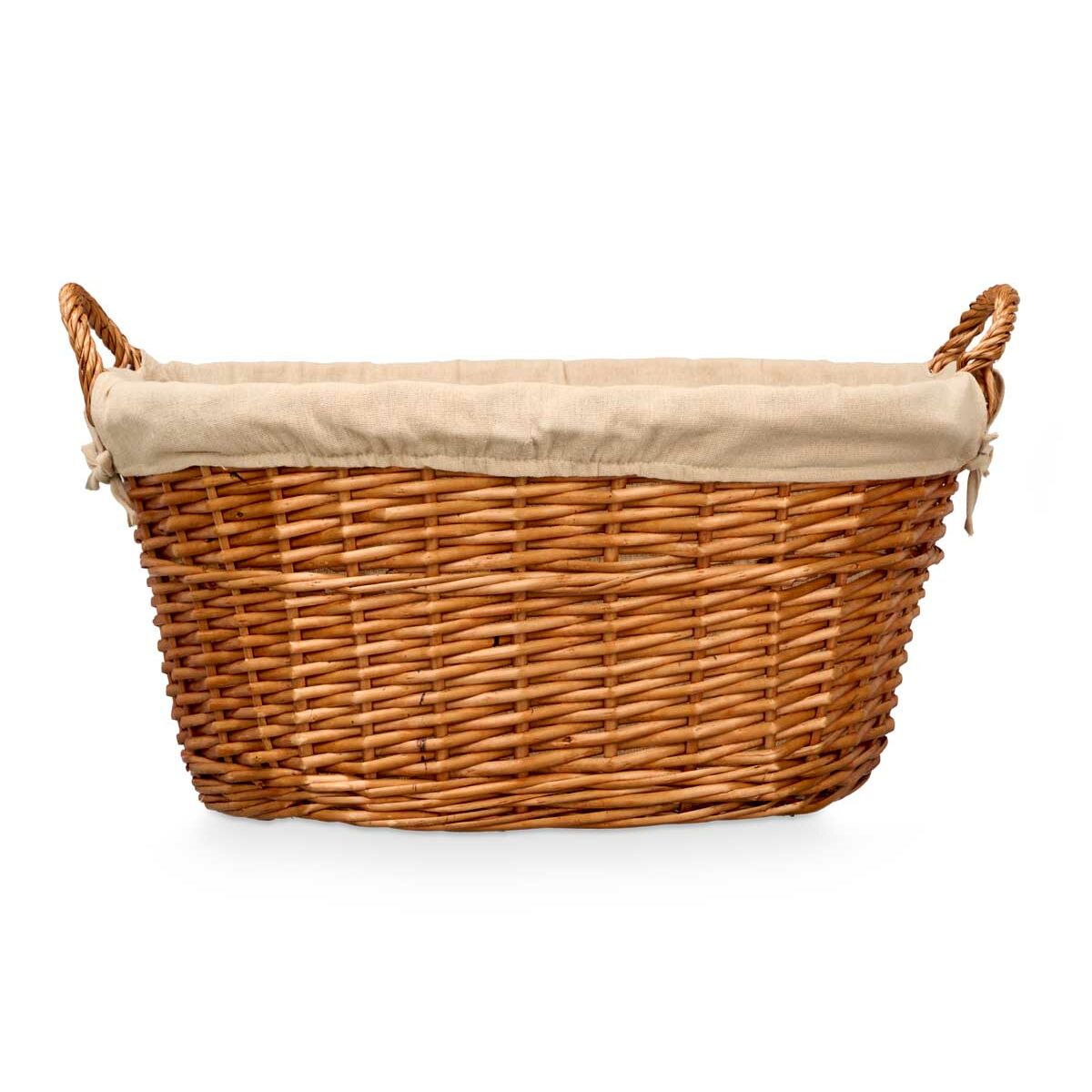 Cesto Kipit Natural Poliéster Mimbre Tela 50 % algodón (6 Unidades)