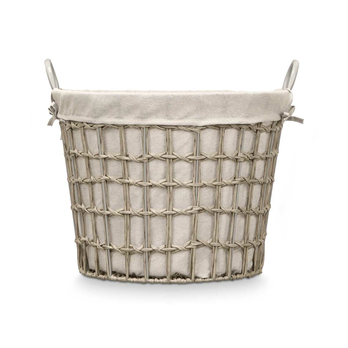 Cesto Kipit Gris Poliéster Tela Polipropileno Hierro Plástico 50 % algodón (6 Unidades)