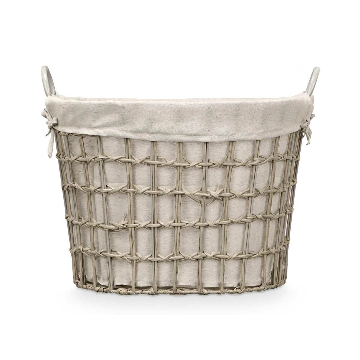 Cesto Kipit Gris Poliéster Tela Polipropileno Hierro Plástico 50 % algodón (6 Unidades)