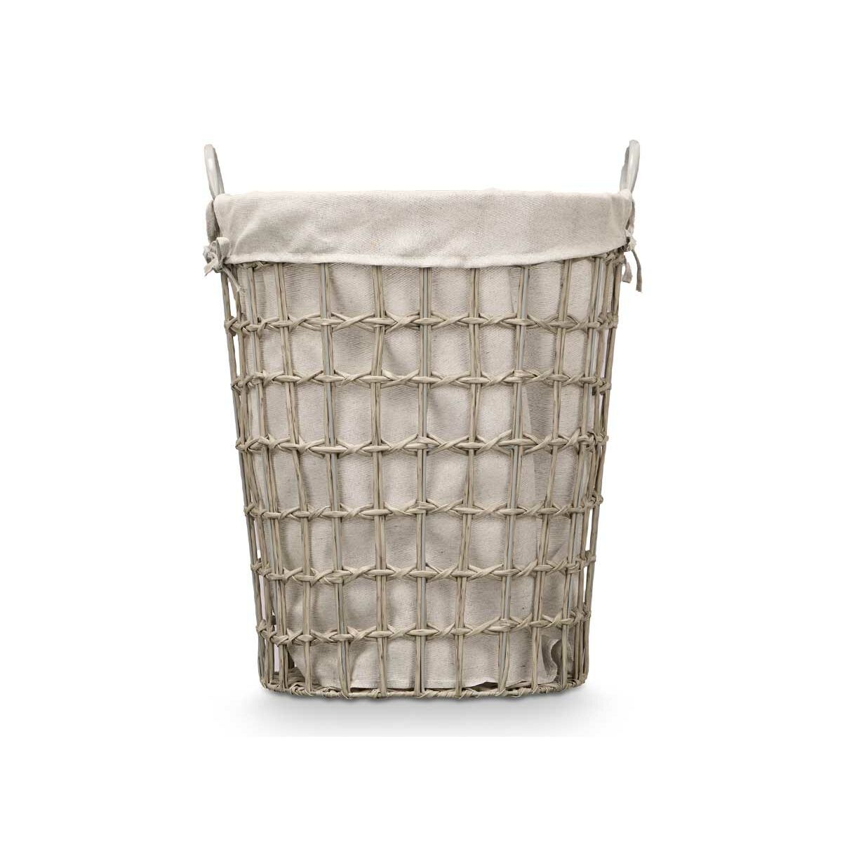 Cesto Kipit Gris Poliéster Tela Polipropileno Hierro Plástico 50 % algodón (6 Unidades)