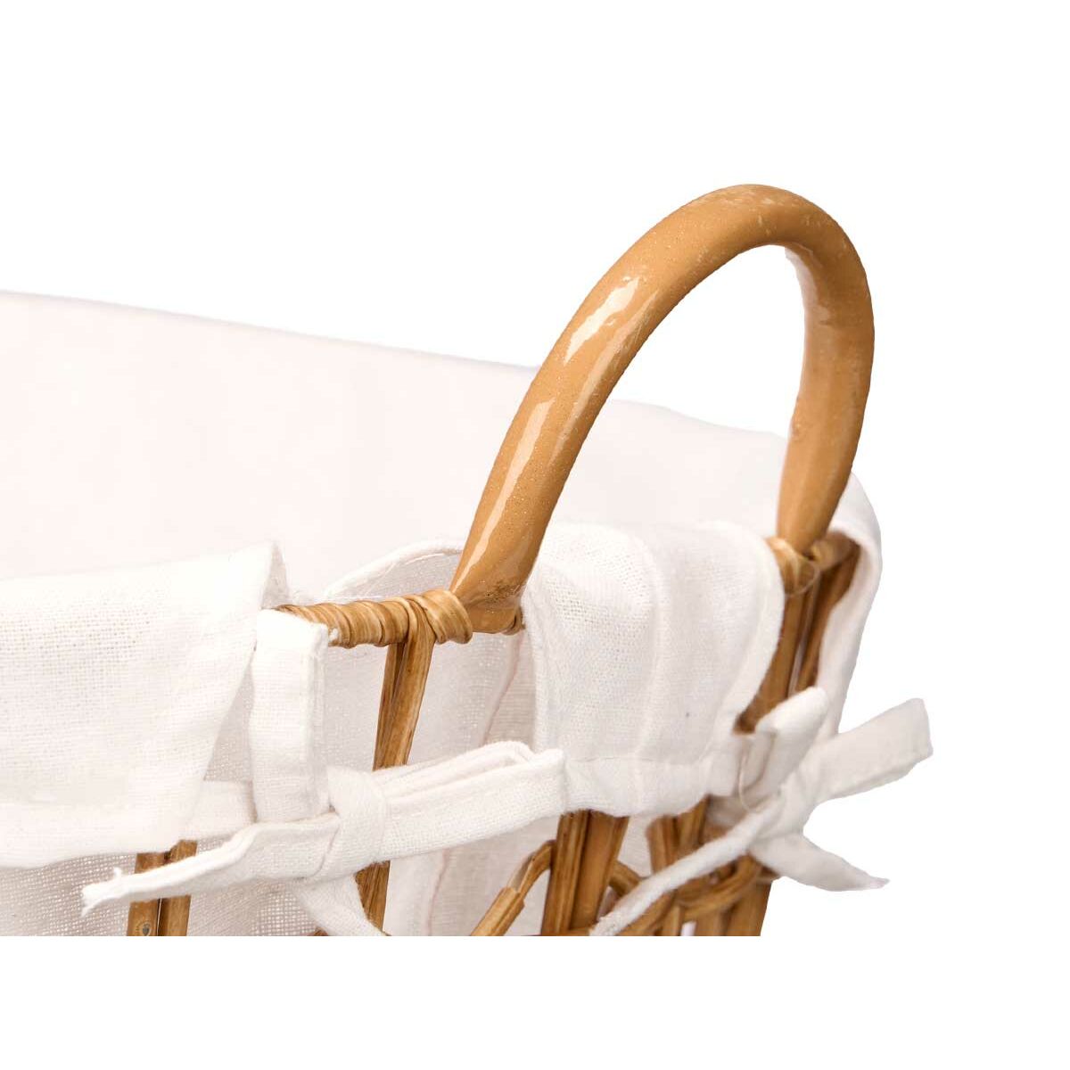 Cesto Kipit Natural Poliéster Tela Polipropileno Hierro Plástico 50 % algodón (6 Unidades)