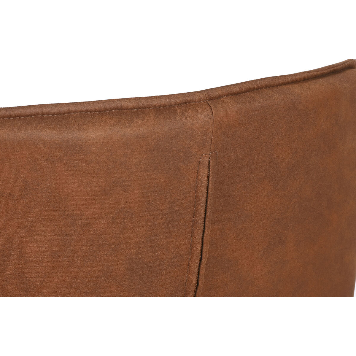 Silla de Comedor Home ESPRIT Negro Camel Metal Microfibra 64 x 67 x 85 cm 67 x 64 x 83 cm