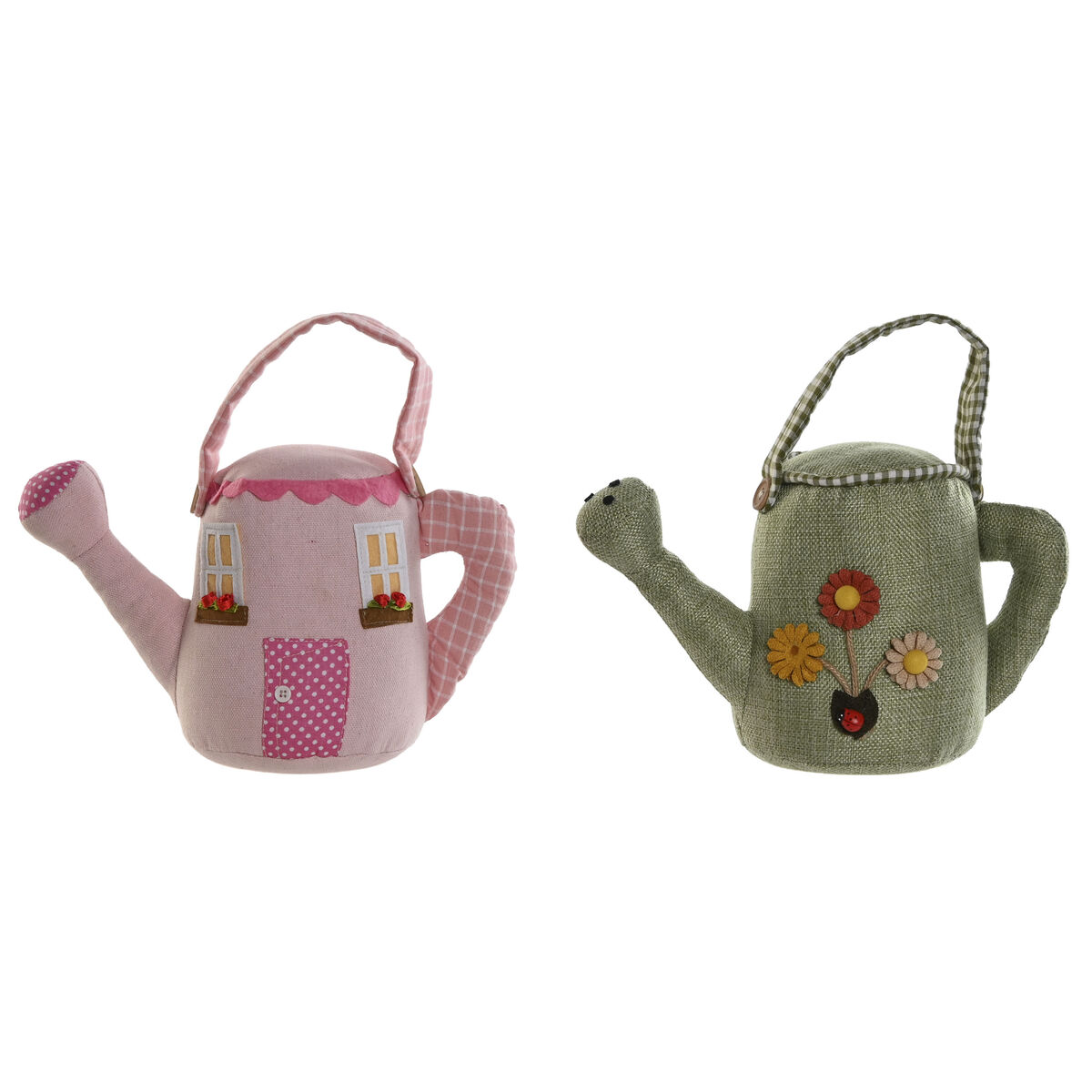 Sujetador de puerta Home ESPRIT Poliéster 26 x 13 x 25 cm (2 Unidades)