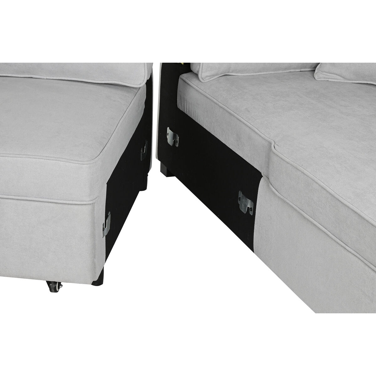 Sofá Cama Home ESPRIT Gris Moderno 298 x 154 x 92 cm