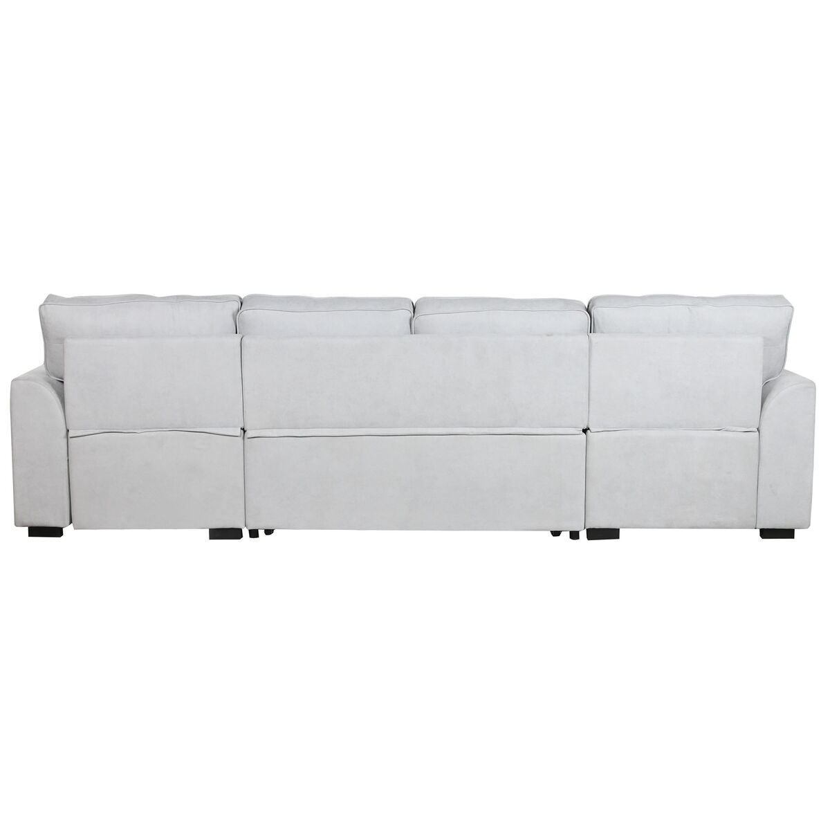 Sofá Cama Home ESPRIT Gris Moderno 298 x 154 x 92 cm