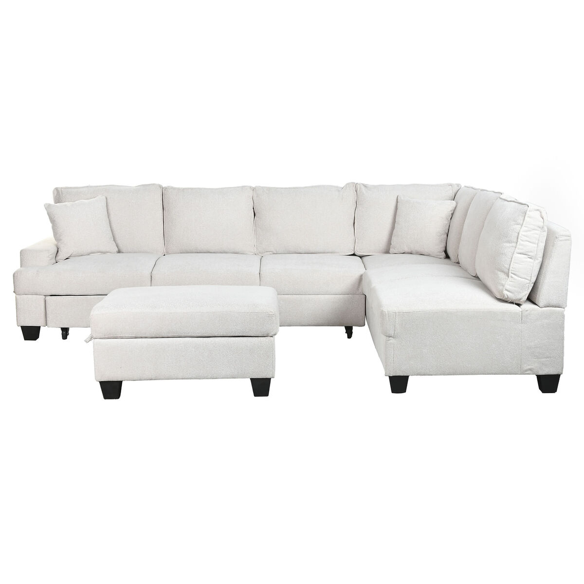 Sofá Cama Home ESPRIT Beige Moderno 285 x 260 x 90 cm